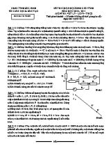 Đề thi chọn học sinh giỏi tỉnh Bắc Ninh năm học 2010  2011 môn thi Vật lý  lớp 9 - Thcs